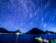 高崎市榛名湖畔の星景写真